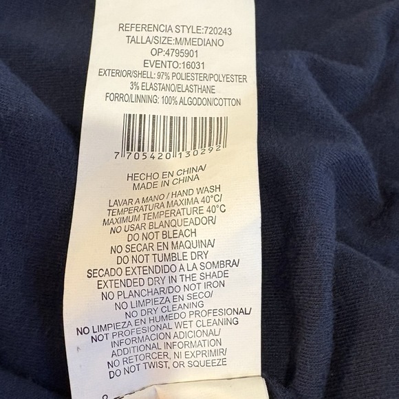 Bojo Western Style Aztec Embroidered Fringe Jacket-Suede Look Navy Blue- Size M - Picture 16 of 16